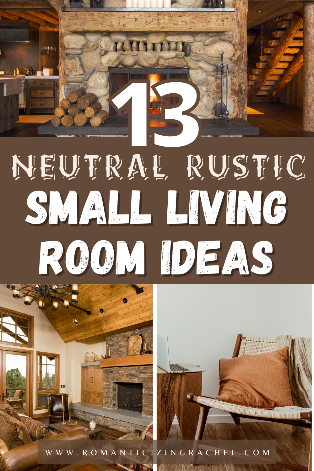 17 Cozy Neutral Rustic Living Room Decor Ideas For Small Spaces ...