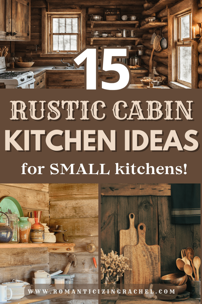 15 Rustic Cabin Kitchen Ideas for Small Kitchens - Romanticizing Rachel