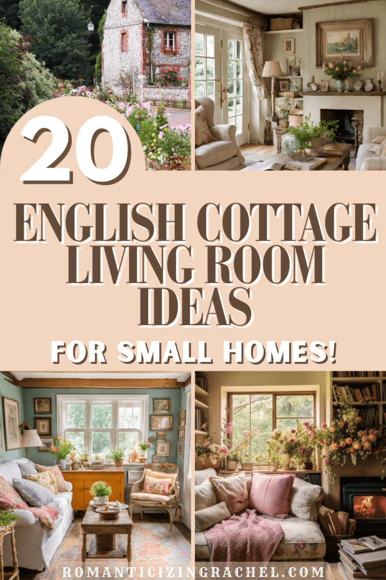 20 English Cottage Living Room Ideas for Small Homes - Romanticizing Rachel