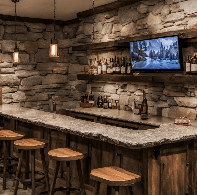 13 Easy DIY Rustic Basement Bar Ideas On a Budget