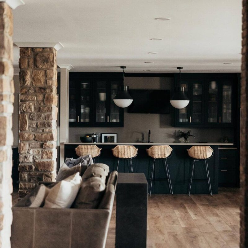 13 Easy DIY Rustic Basement Bar Ideas On a Budget - Romanticizing Rachel