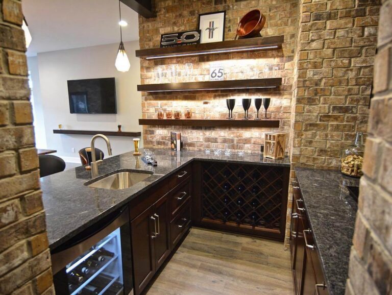 13 Easy DIY Rustic Basement Bar Ideas On a Budget - Romanticizing Rachel
