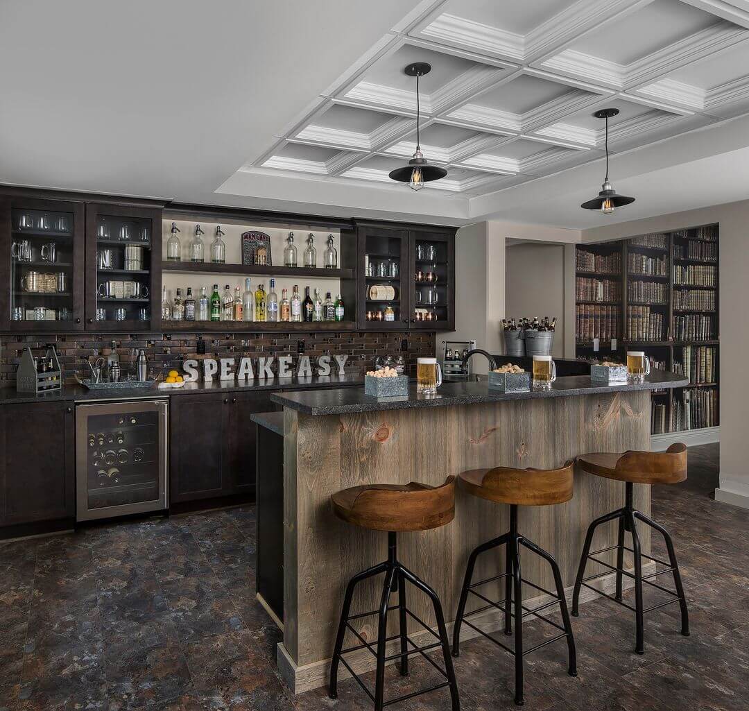 13 Easy DIY Rustic Basement Bar Ideas On a Budget - Romanticizing Rachel
