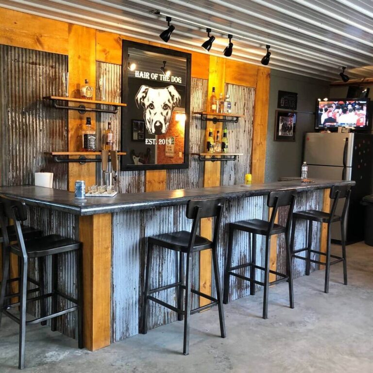 13 Easy DIY Rustic Basement Bar Ideas On a Budget - Romanticizing Rachel