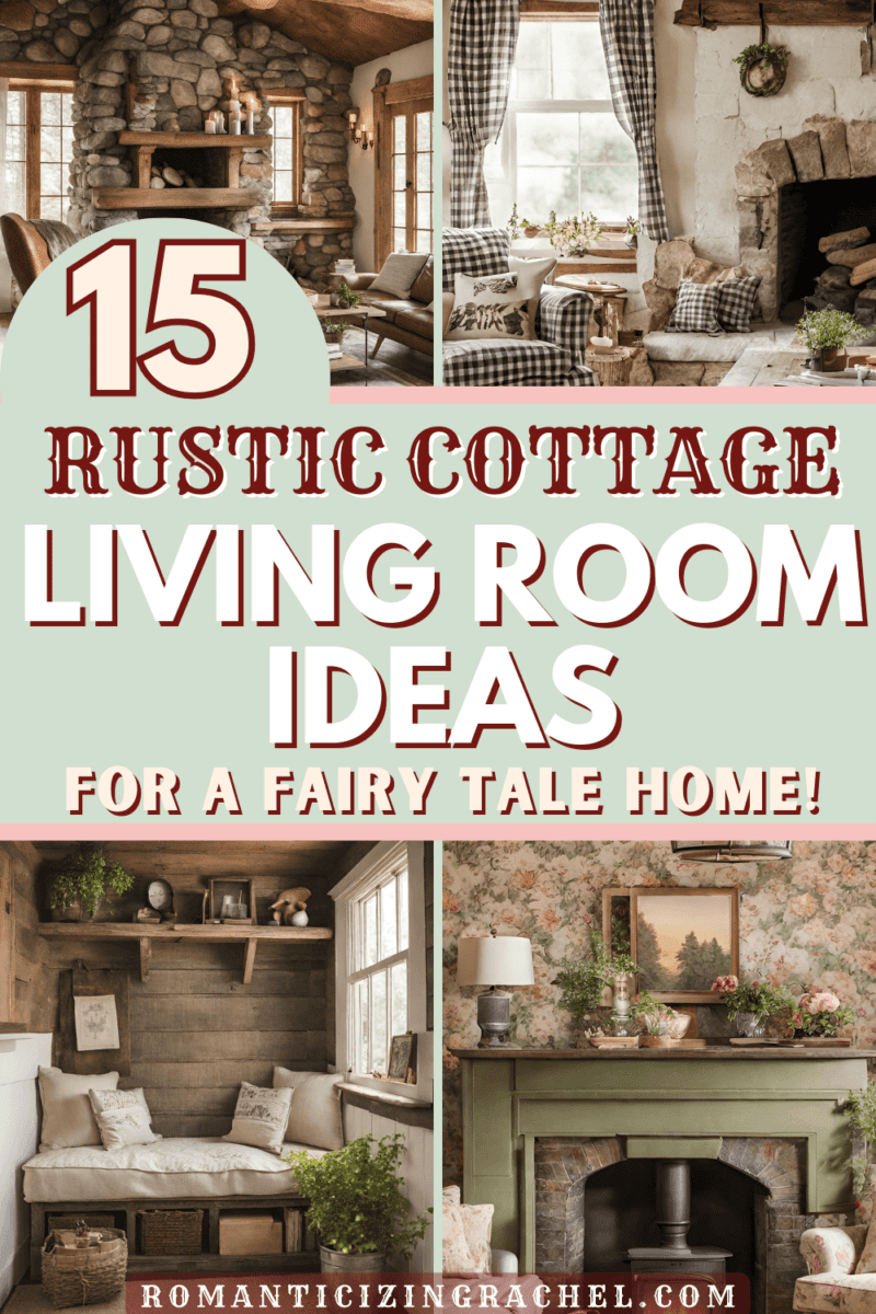 15 Rustic Cottage Living Room Ideas for a Fairy Tale Home ...
