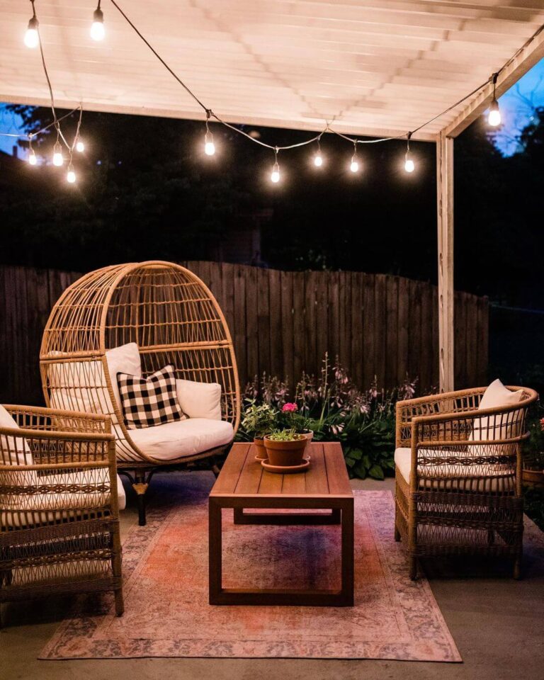 20 Small Backyard Concrete Patio Ideas on a Budget - Romanticizing Rachel
