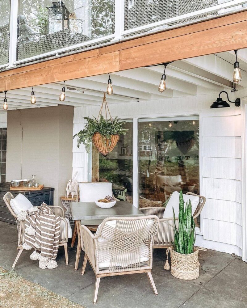 20 Small Backyard Concrete Patio Ideas on a Budget - Romanticizing Rachel