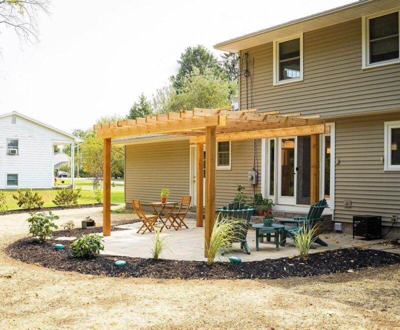 20 Small Backyard Concrete Patio Ideas on a Budget - Romanticizing Rachel