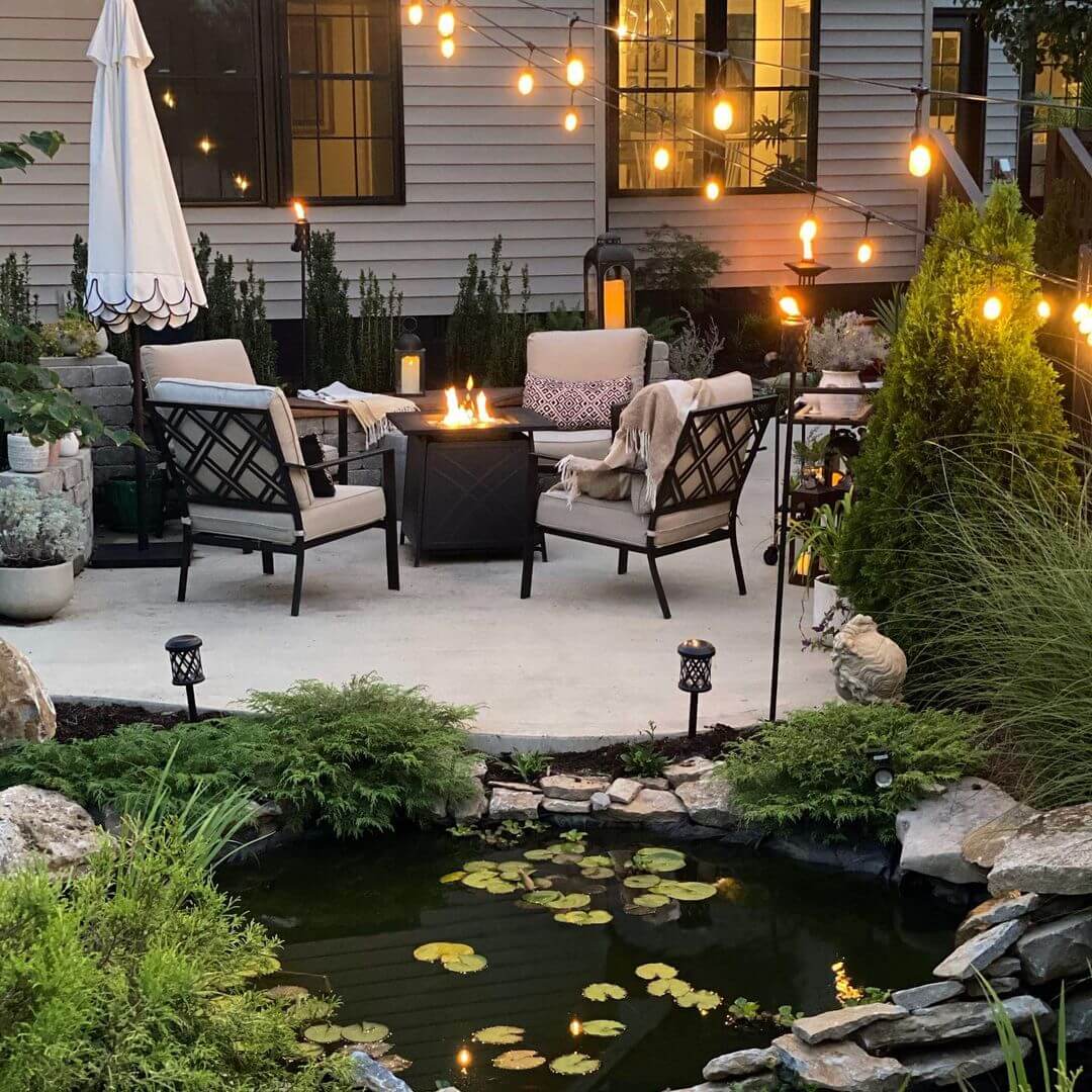 20 Small Backyard Concrete Patio Ideas on a Budget - Romanticizing Rachel