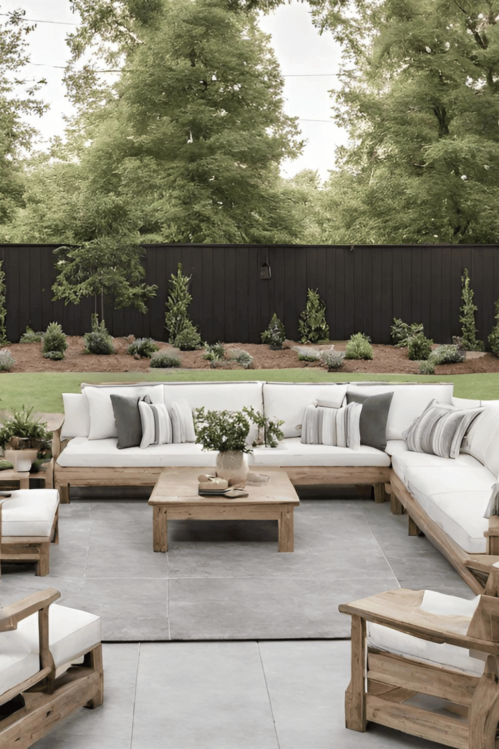 20 Small Backyard Concrete Patio Ideas on a Budget - Romanticizing Rachel