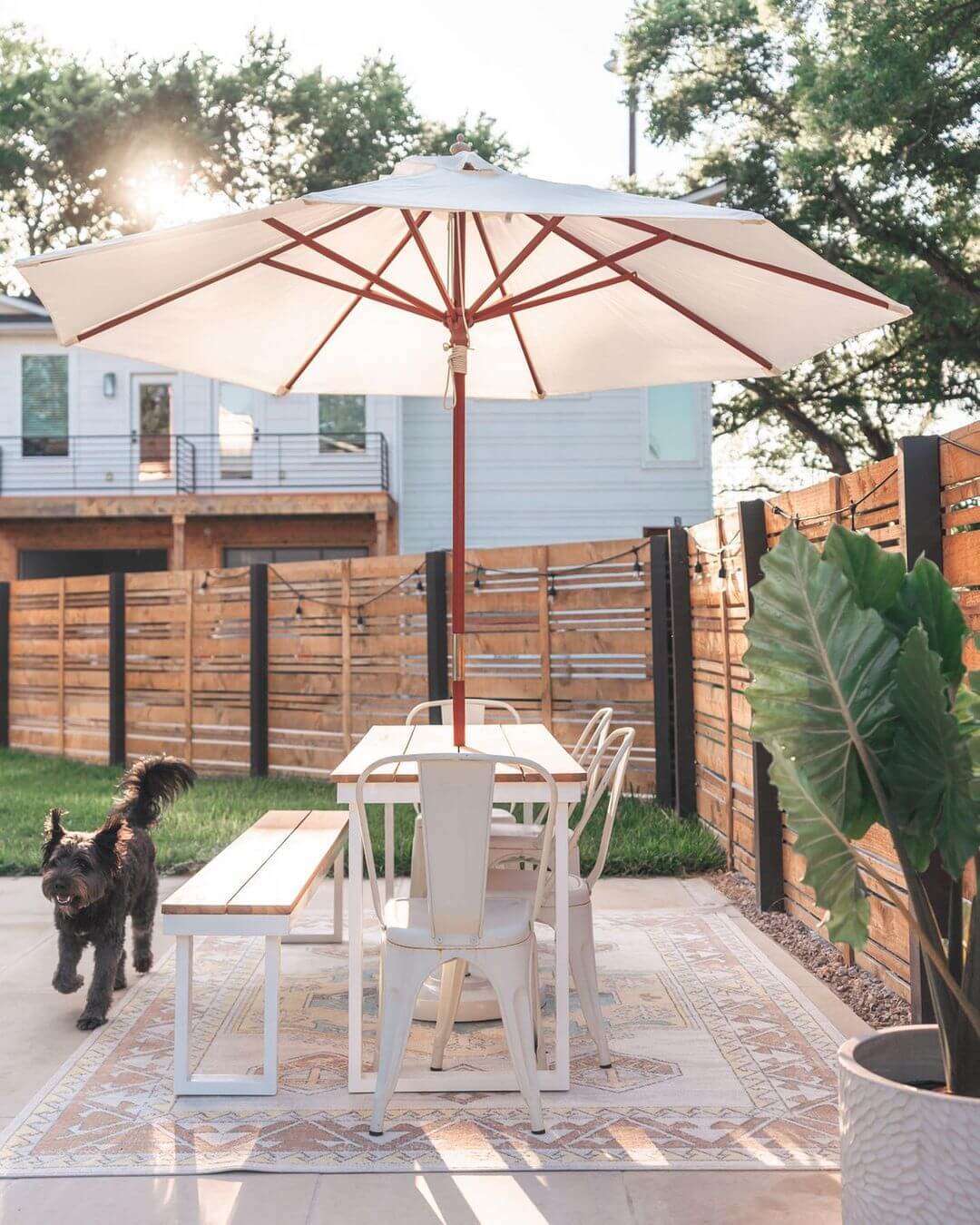 20 Small Backyard Concrete Patio Ideas on a Budget - Romanticizing Rachel
