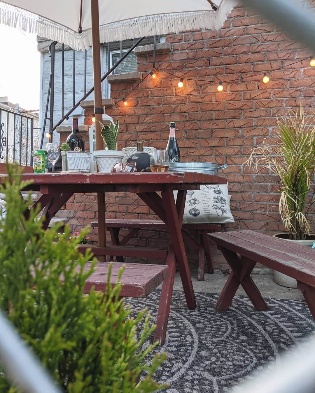 20 Small Backyard Concrete Patio Ideas on a Budget - Romanticizing Rachel