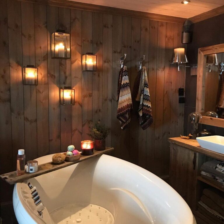 20 Cozy Cabin Bathroom Ideas for Small Bathrooms - Romanticizing Rachel