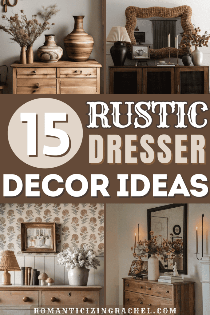 15 Rustic Top of Dresser Decor Ideas for a Stunning Vintage Bedroom ...