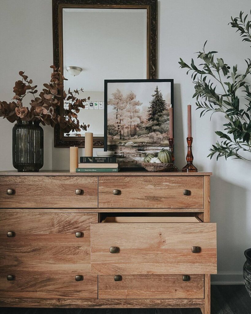 15 Rustic Top of Dresser Decor Ideas for a Stunning Vintage Bedroom ...