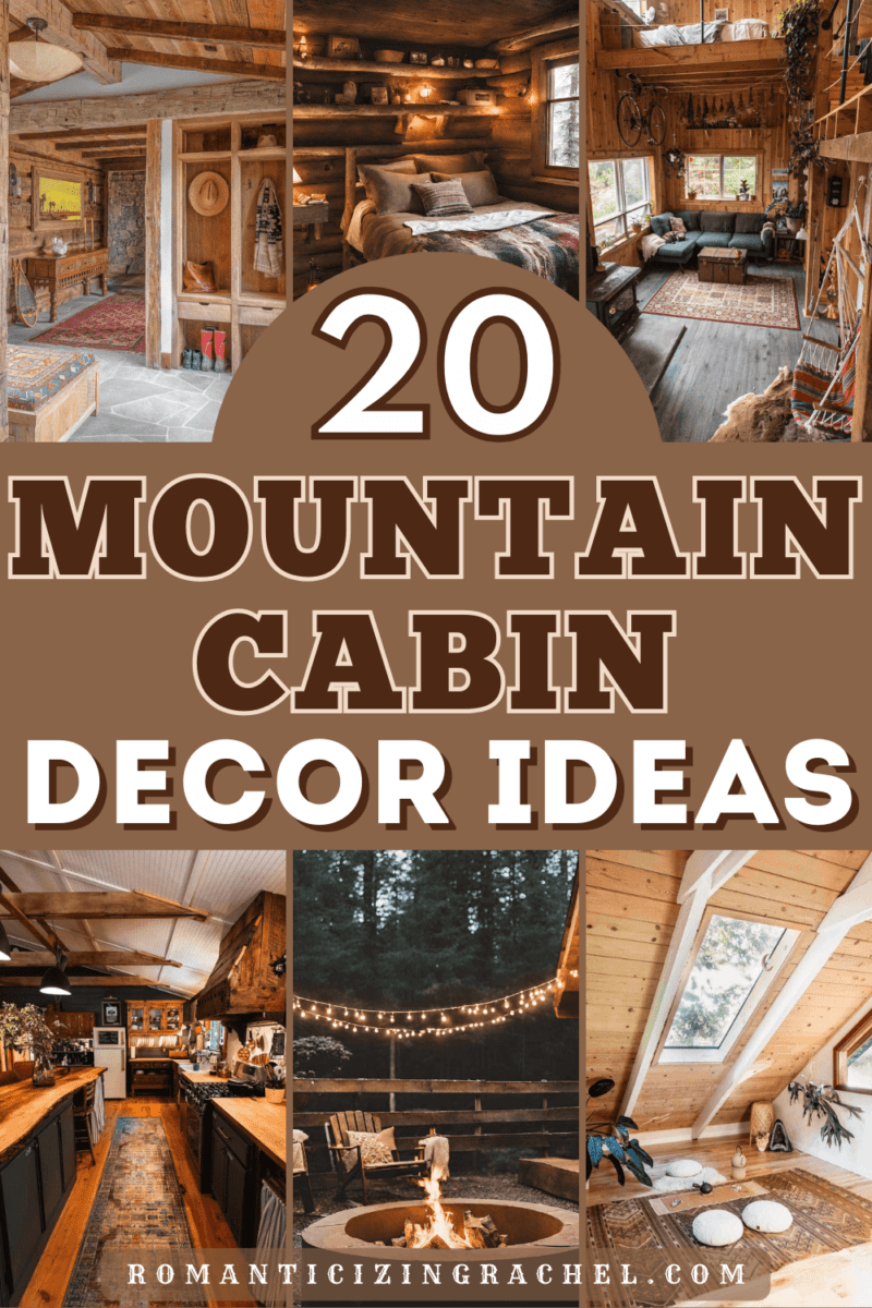 Picture of 20 Best Mountain Cabin Decor Ideas for a Cozy Home - Romanticizing Rachel