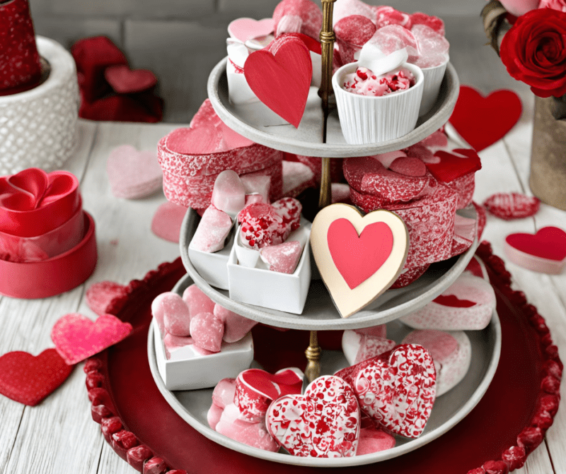 valentines tiered tray ideas