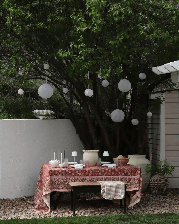 outdoor dinner party ideas
